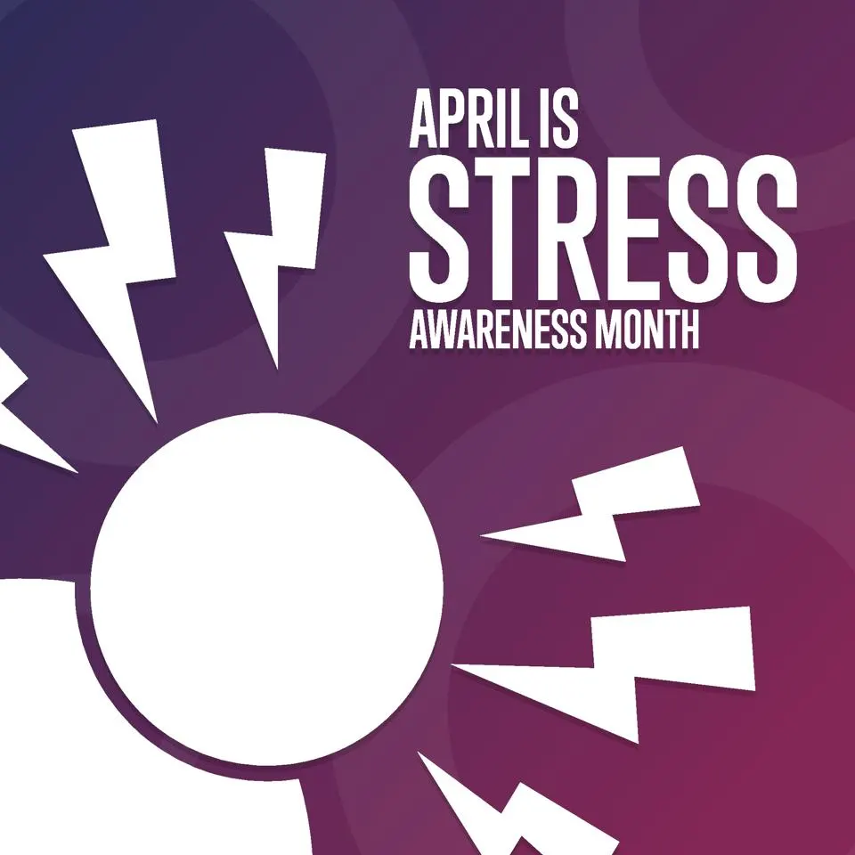 National Stress Awareness Month background banner card poster  template Vector illustration 36313906 Vector Art at Vecteezy